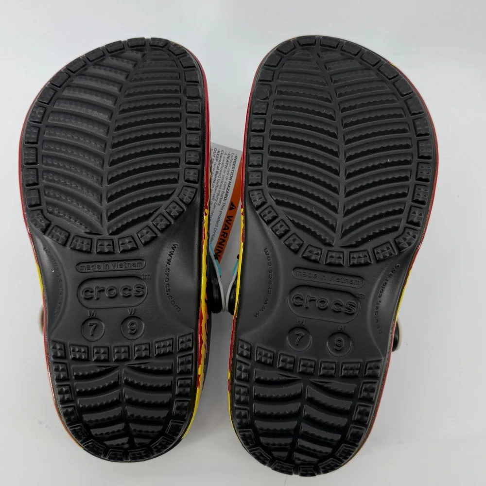 Crocs Back to The Future Classic Clogs Men 7/Women 9 Jibbitz Light Up 211503-90H